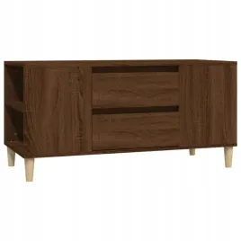 szafka-pod-tv-brazowy-dab-102x445x50-cm