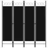parawan-4-panelowy-czarny-160-x-180-cm