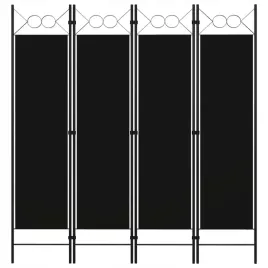 parawan-4-panelowy-czarny-160-x-180-cm