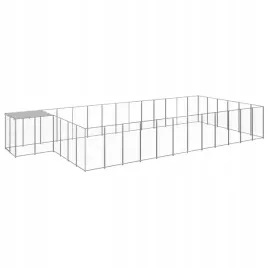 kojec-dla-psa-srebrny-2299-m-stalowy