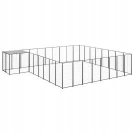 kojec-dla-psa-czarny-2057-m-stalowy