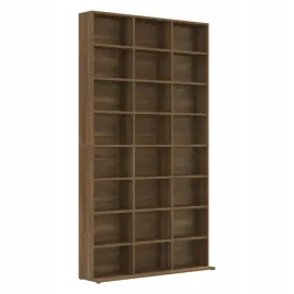 szafka-na-plyty-cd-brazowy-dab-102x23x1775-cm