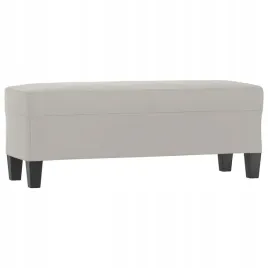 lawka-jasnoszara-100x35x41-cm-obity-mikrofibra