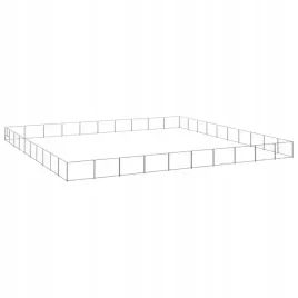 kojec-dla-psa-srebrny-100-m-stalowy