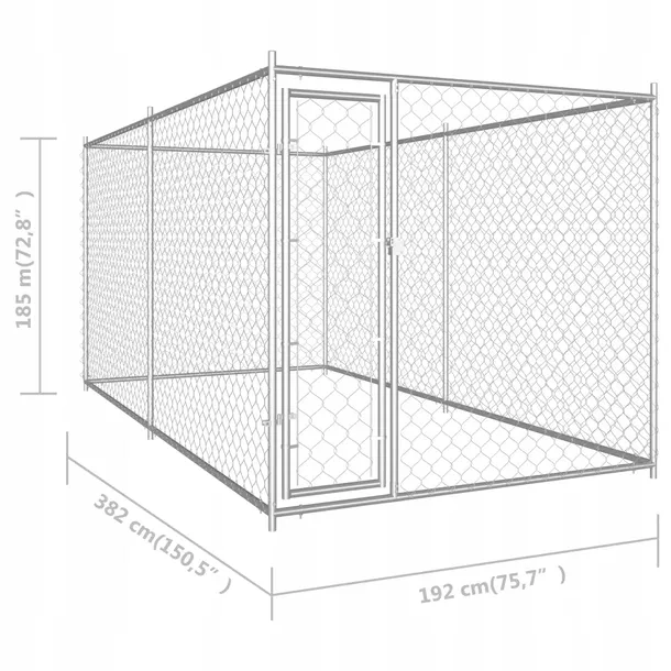 kojec-dla-psa-382x192x185-cm-wysokosc-drzwiczek-170-cm