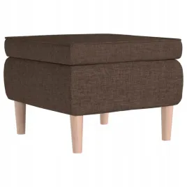 podnozek-z-drewnianymi-nozkami-brazowy-obity-tka