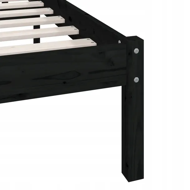 810121-bed-frame-black-solid-wood-120x190-cm-4ft-s-waga-z-opakowaniem-17-1-kg