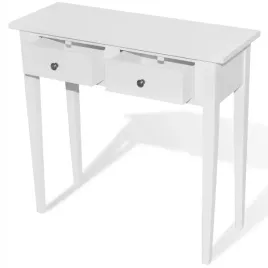 konsola-z-dwoma-szufladami-biala