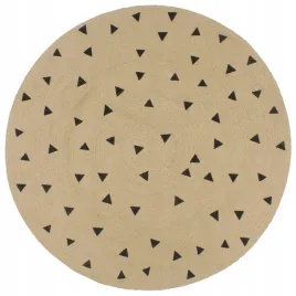 recznie-wykonany-dywanik-juta-nadruk-w-trojkaty