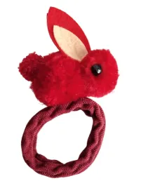 bordowa-dziecieca-gumka-do-wlosow-kroliczek