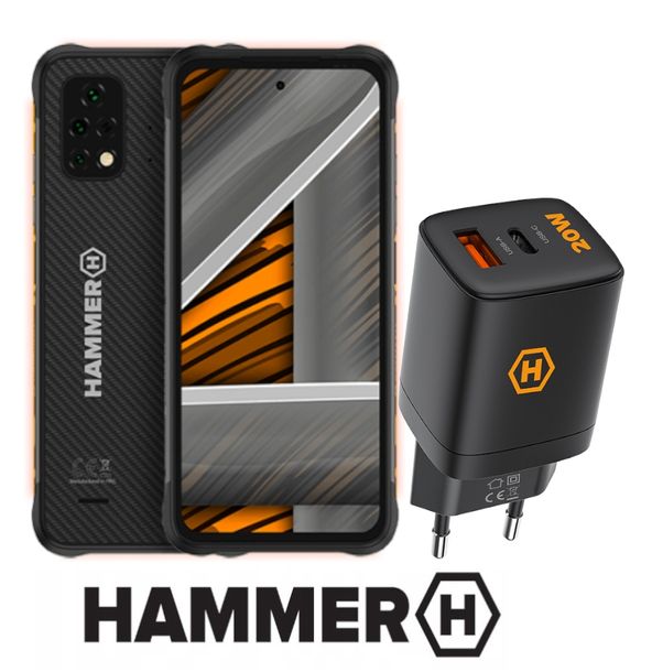 ﻿Smartfon HAMMER BLADE 4,6/128GB 6150mAh +Ładowarka