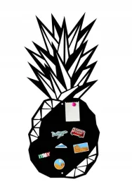 tablica-na-magnesy-na-sciane-50x22-cm-tablica-czarna-magnetyczna-ananas