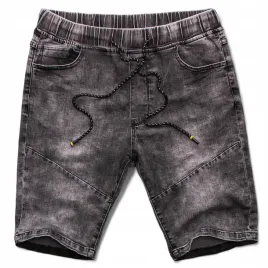 krotkie-meskie-spodenki-joggery-grafitowe-s