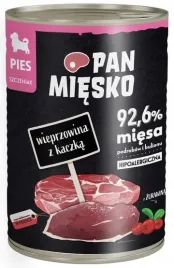 karma-dla-szczeniat-z-duza-iloscia-miesa-pan-miesko-wieprzowina-kaczka-400g