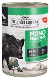 zdrowa-karma-monoproteinowa-dla-psow-doroslych-wiejska-zagroda-dzik-400g