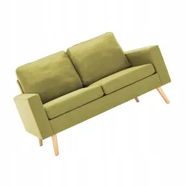 dwuosobowa-sofa-tapicerowana-tkanina-zielona