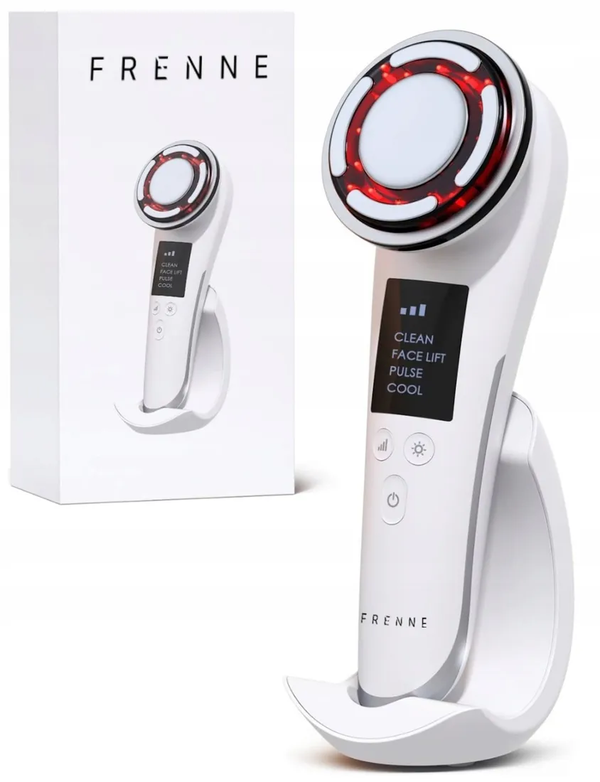 MEZOTERAPIA BEZIGŁOWA MASAŻER EMS TWARZY LIFTING 8W1 FRENNE