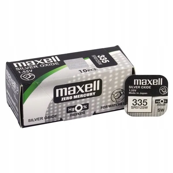 bateria-srebrowa-mini-maxell-335-sr512sw-stan-nowy