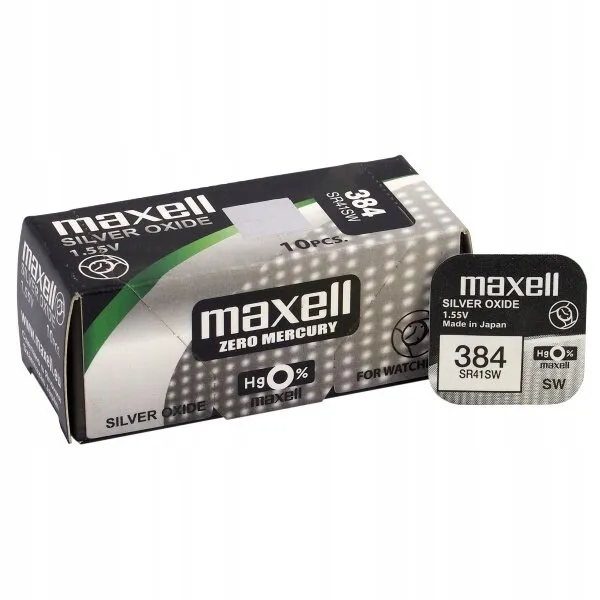 bateria-srebrowa-mini-maxell-384-sr41sw-sr41-stan-nowy
