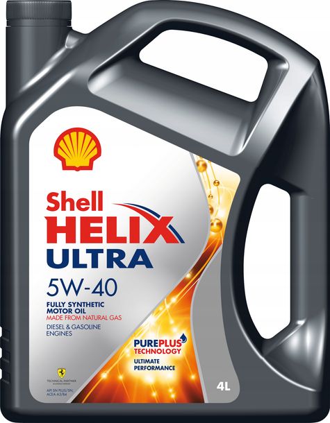 Фото - Моторне мастило Shell Olej  Helix Ultra 5W40 4L DIESEL BENZYNA LPG 