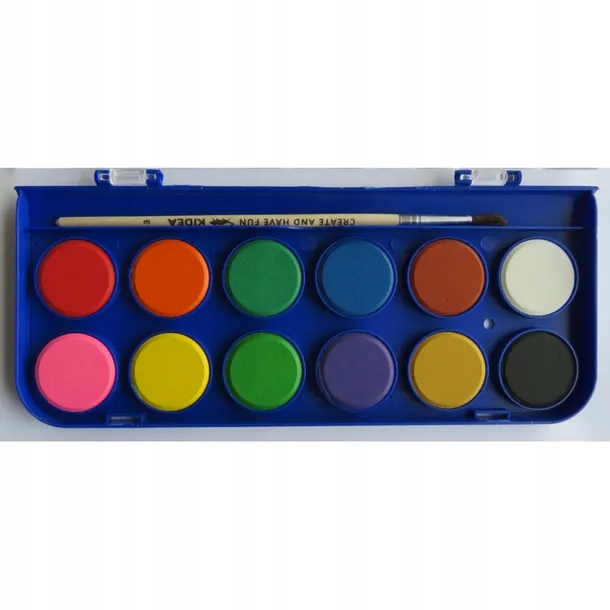 farby-akwarelowe-12-kolorow-kidea-stan-nowy-marka-kidea