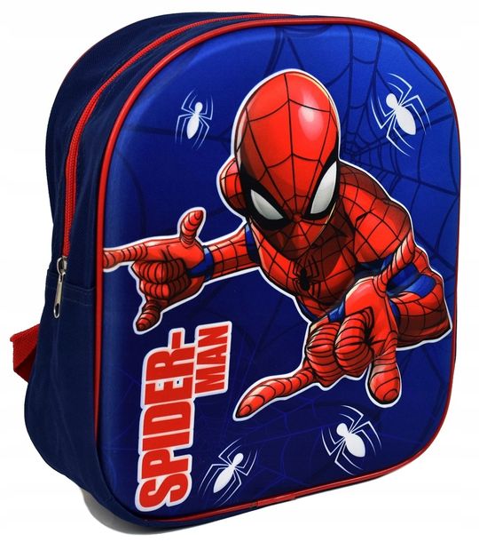 Фото - Шкільний рюкзак (ранець) Spiderman ﻿plecak do przedszkola  wypukły 3D 