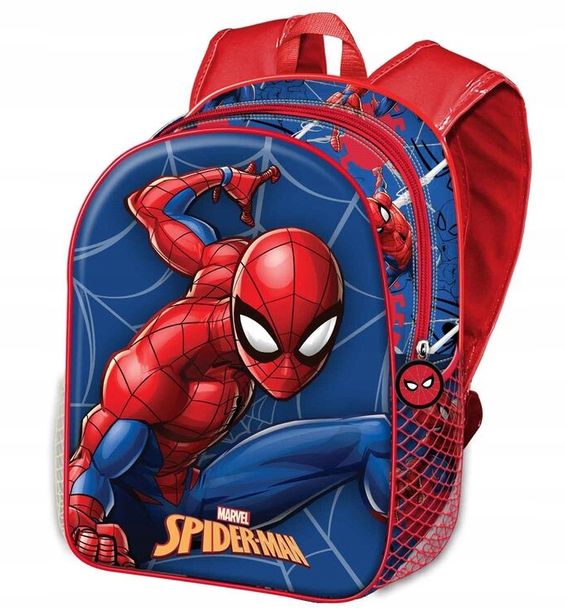 Фото - Шкільний рюкзак (ранець) Spiderman ﻿plecak do przedszkola  wypukły 3D 