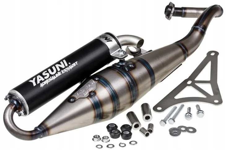 Wydech Yasuni Z Aluminium Black, Aprilia SR 50 / Gilera