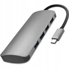 qoltec-hub-adapter-usb-c-3-1-5w1-or-4x-usb-3-0-or-dc