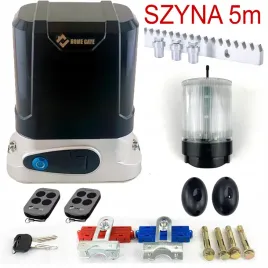 naped-do-bramy-przesuwnej-600kg-ir-led-rdb-z-ant-szyna-5m-2-piloty