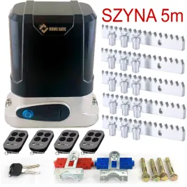 naped-do-bramy-przesuwnej-600kg-szyna-5m-4-piloty