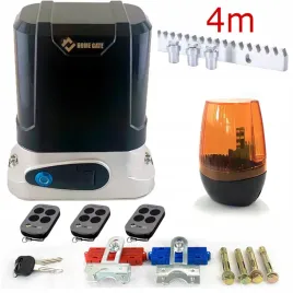 naped-do-bramy-przesuwnej-800kg-lampa-led-szyna-4m-3-piloty