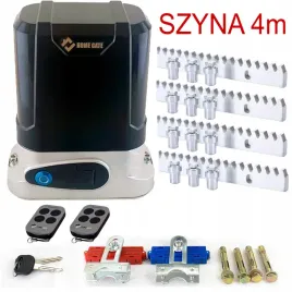 naped-do-bramy-przesuwnej-800kg-szyna-4m-2-piloty