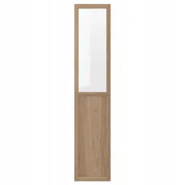 ikea-oxberg-drzwi-panelowe-szklane-imit-debu-40x192-cm