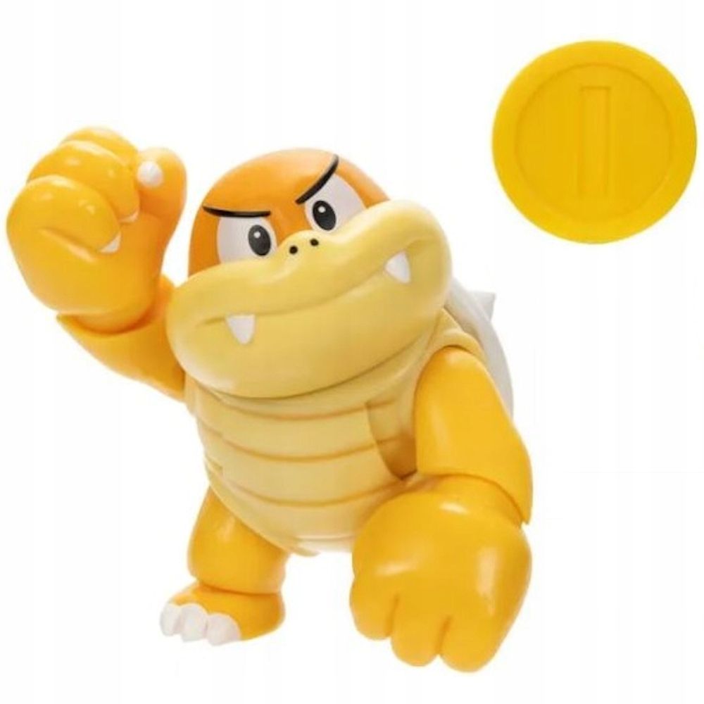 SUPER MARIO JAKKS PACIFIC ORYGINALNA RUCHOMA FIGURKA BOOM BOOM + COIN ...