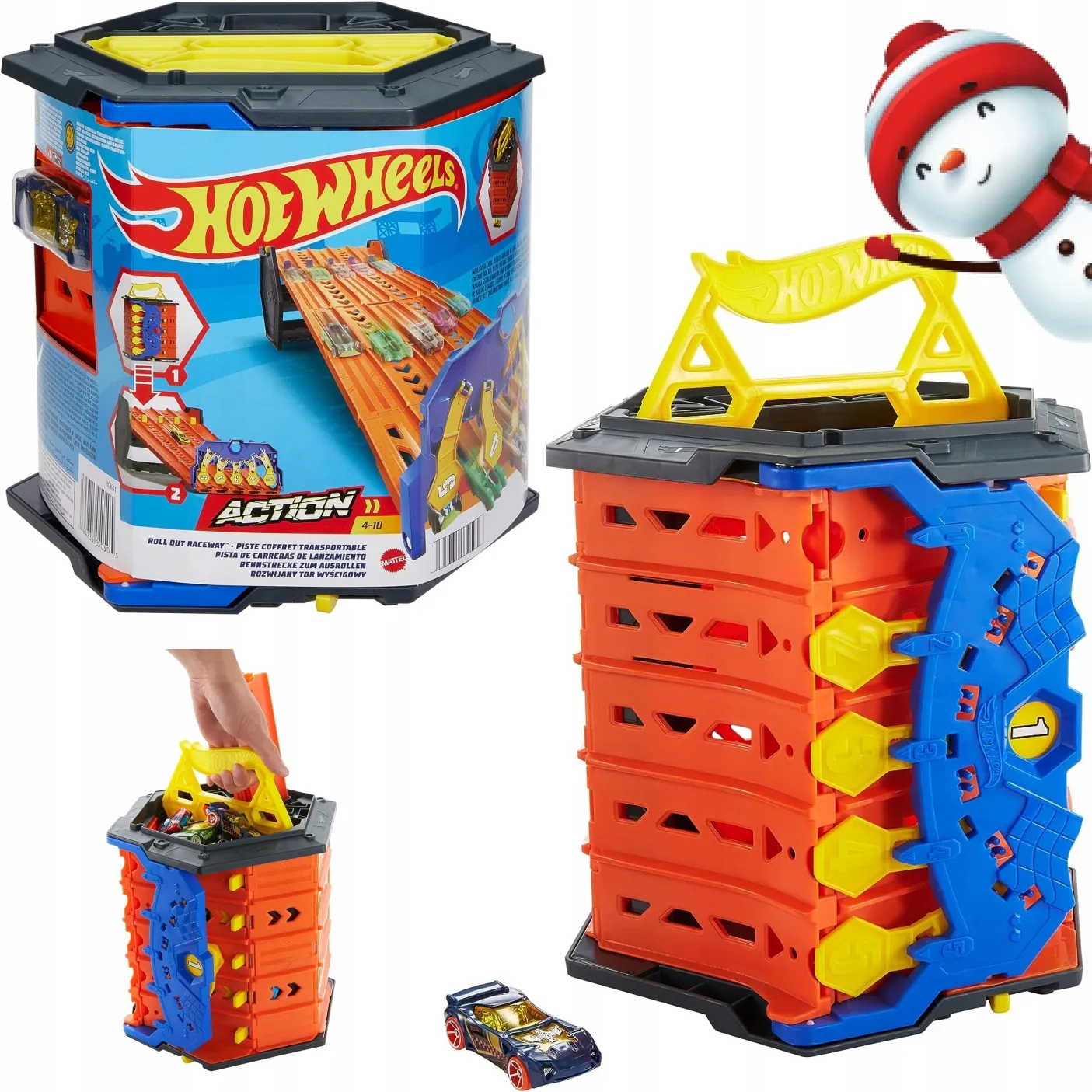 籠5点セット TOR HOT WHEELS SKŁADANY WYŚCIGOWY GARAŻ ZESTAW 5 TORÓW NA PREZENT