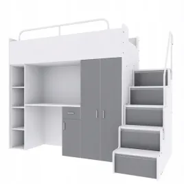 lozko-pietrowe-jsm4-80x190-z-szafa-i-biurkiem-grafitowe-materac-cezar-k2