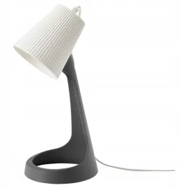 ikea-svallet-lampa-biurkowa-ciemnoszary-bialy-lampka-nocna