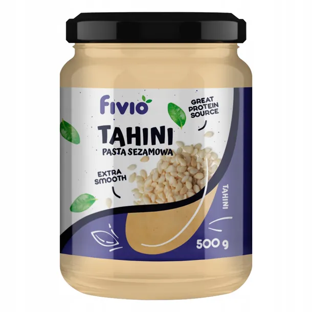 Pasta Tahini Fivio 500g - Naturalny Smak Sezamu
