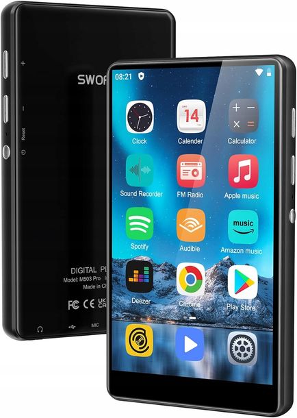 Odtwarzacz MP3 MP3 80GB z Bluetooth i WiFi, 4,7" dotykowy MP4 APLIKACJE ITP