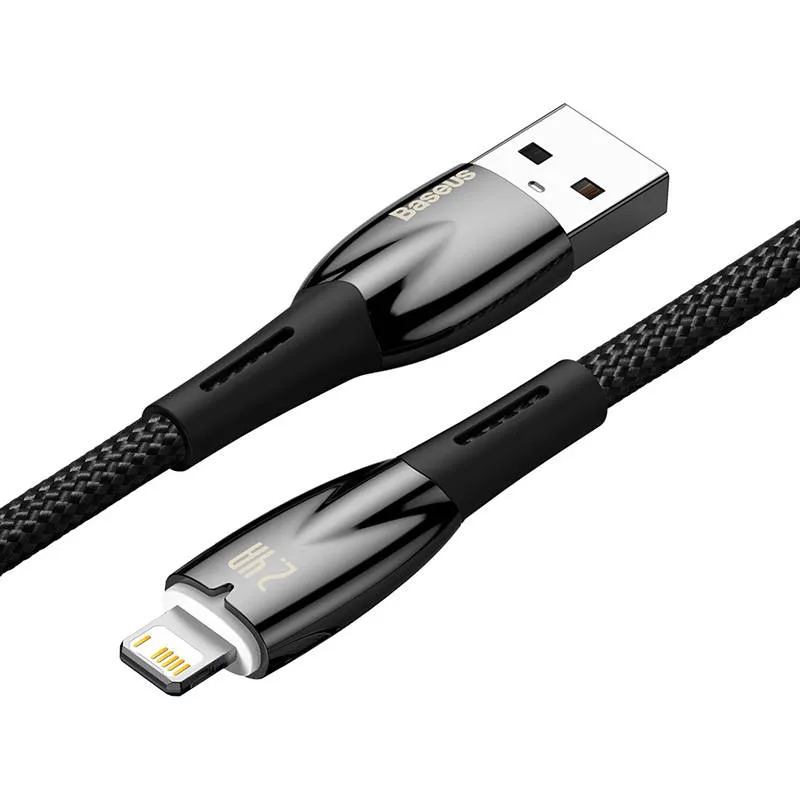 kabel-usb-do-lightning-baseus-glimmer-2-4a-1m-czarny