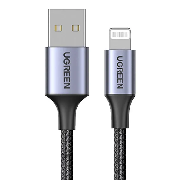 kabel-lightning-do-usb-ugreen-2-4a-us199-1m-czarny-waga-z-opakowaniem-0-3-kg