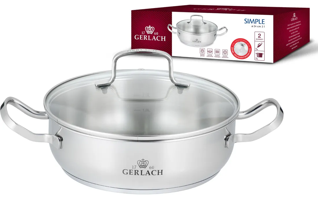 gerlach-garnek-simple-2-0l-stan-nowy