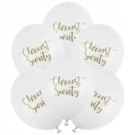 balony-lateksowe-chrzest-swiety-zloty-napis-6sztk