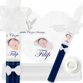 szatka-i-swieca-do-chrztu-ze-zdjeciem-gromnica-biala-szatka-na-chrzest-s