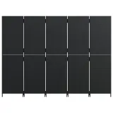 parawan-5-panelowy-czarny-polirattan-stan-nowy