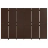 parawan-6-panelowy-brazowy-polirattan-stan-nowy