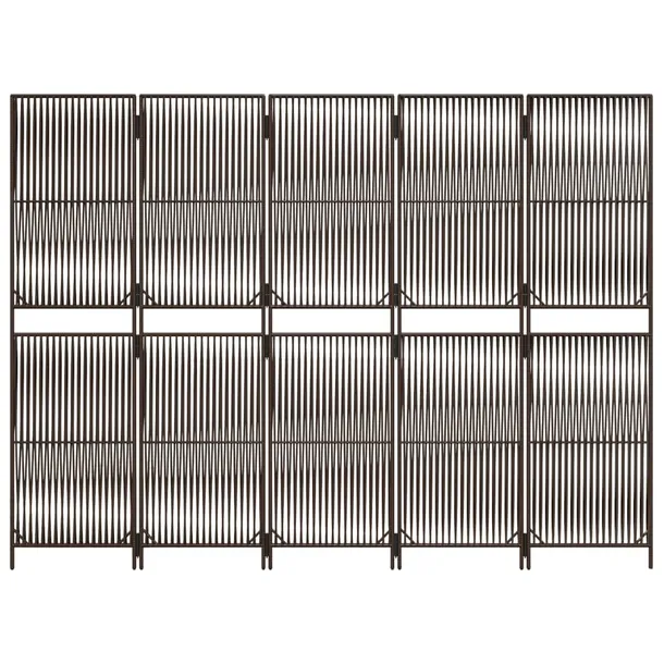 parawan-5-panelowy-brazowy-polirattan-wysokosc-parawanu-180-cm