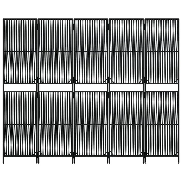 parawan-5-panelowy-czarny-polirattan-wysokosc-parawanu-200-cm