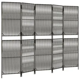 parawan-5-panelowy-szary-polirattan